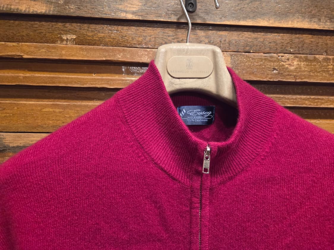 내몽고산 캐시미어 짚업 가디건  상품이미지8