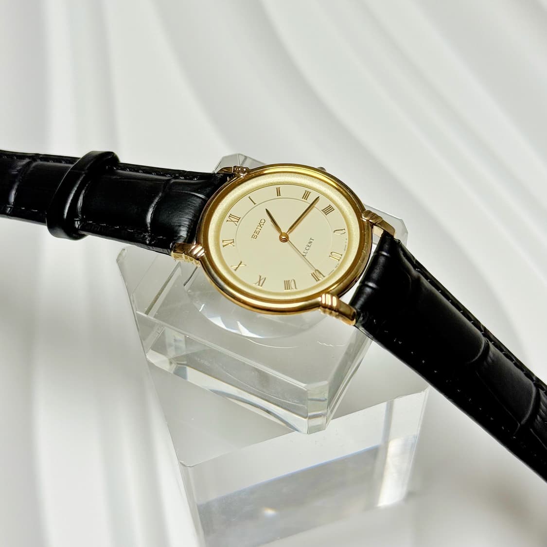 80's90's 세이코 빈티지 루센트 로마 인덱스 콤비 워치 상품이미지7