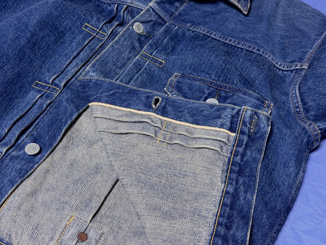 오어슬로우 1세대 데님자켓 워싱버전 상품이미지5