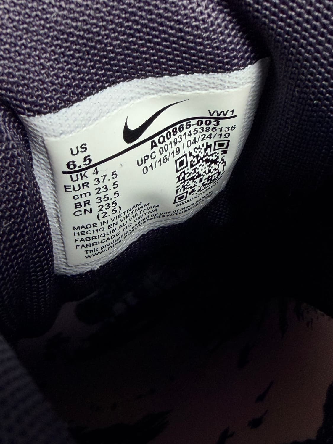 나이키 에어맥스 1 G 여성용 골프화 - 블랙/검솔 상품이미지6