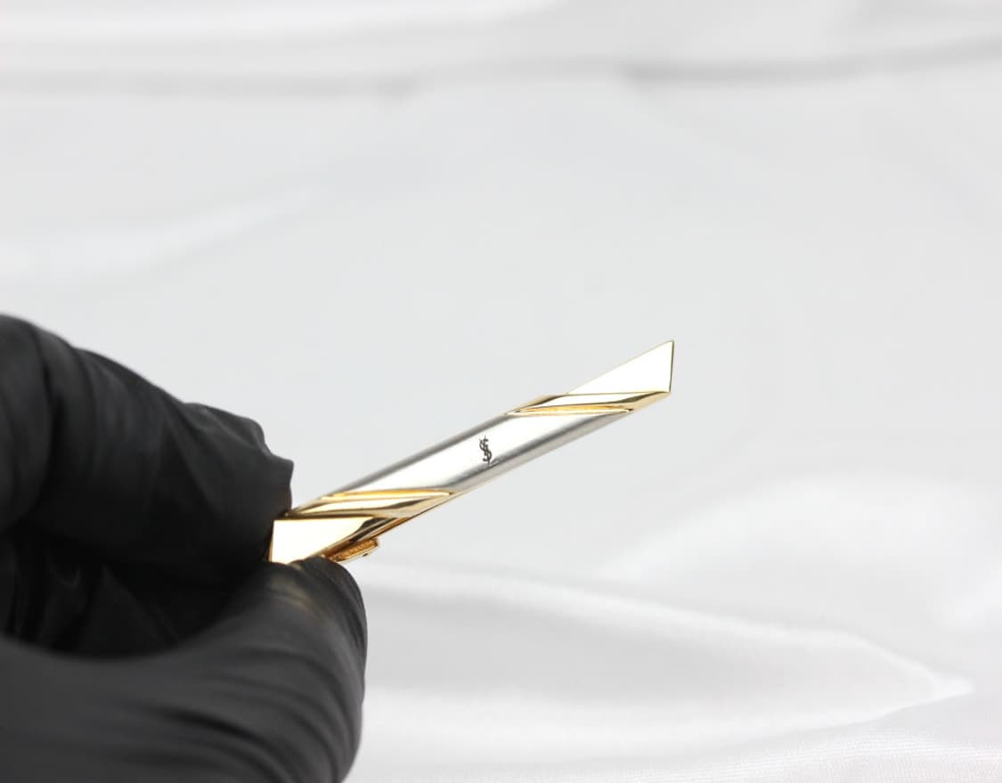 입생로랑 A-등급 5.6cm 남자 명품 넥타이핀 빈티지 상품이미지7