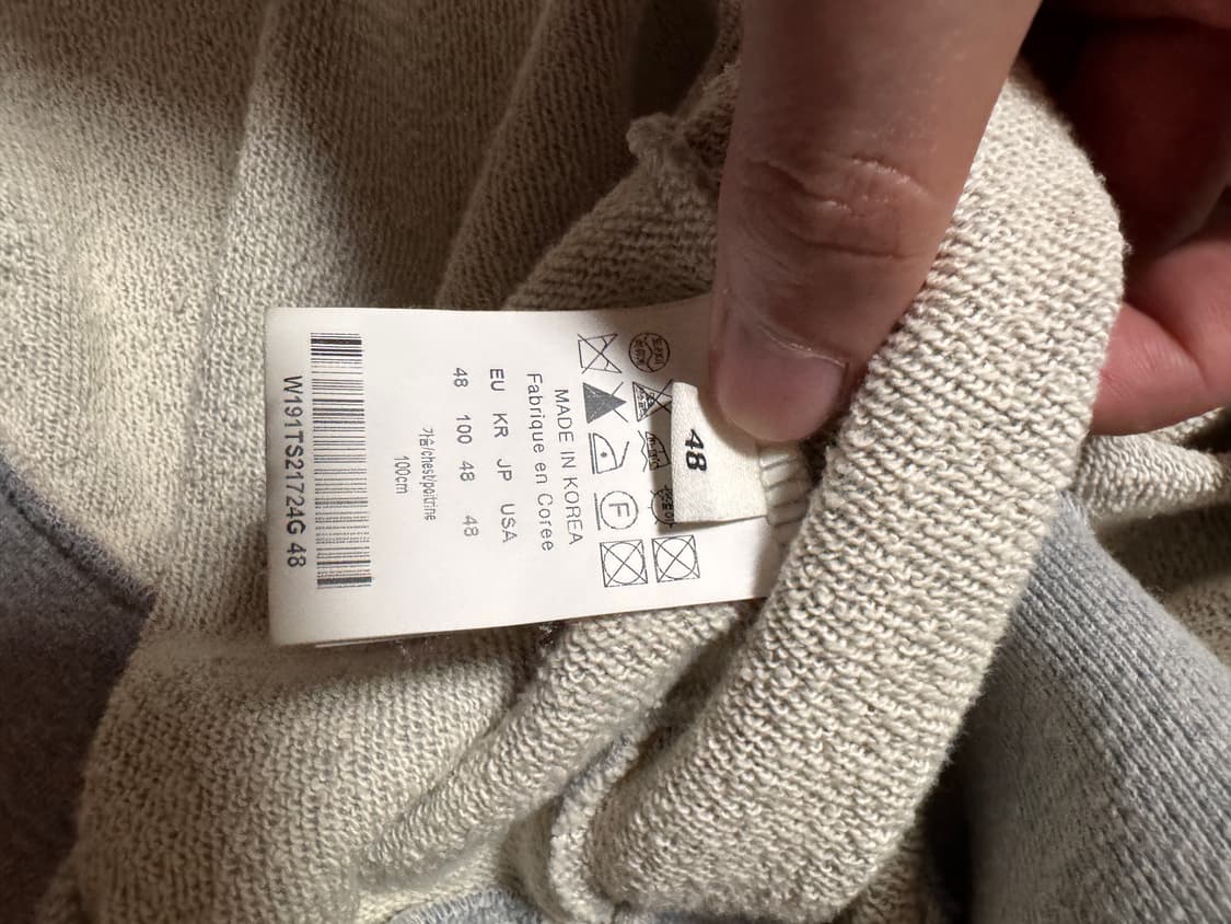 우영미 절개 맨투맨 상품이미지4