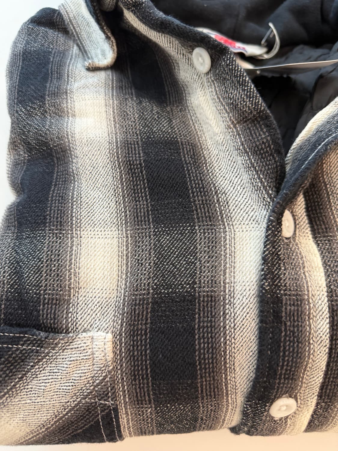 세인트 마이클  세인트 미카엘 셔츠 플란넬 후드 자켓 상품이미지4