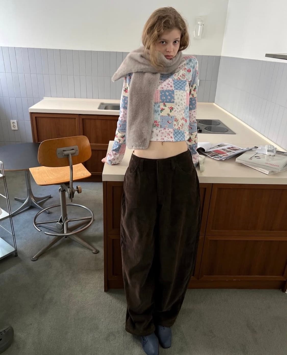 스무스무드 플로럴 패치워크 티셔츠 상품이미지2