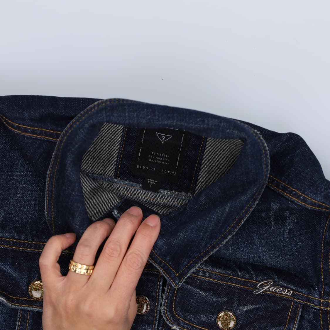 F 게스 여성 데님자켓 청자켓 0309H1 상품이미지4