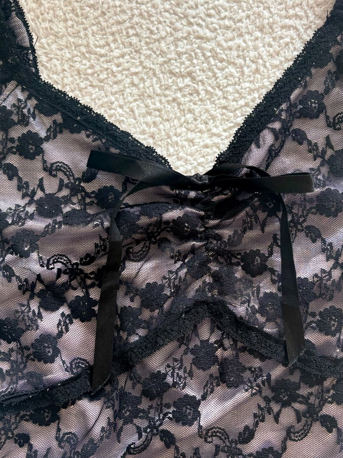 세실맥비 플라워 시스루 탑 슬리브리스 나시 프릴 레이스 히메갸루 페어리 상품이미지2