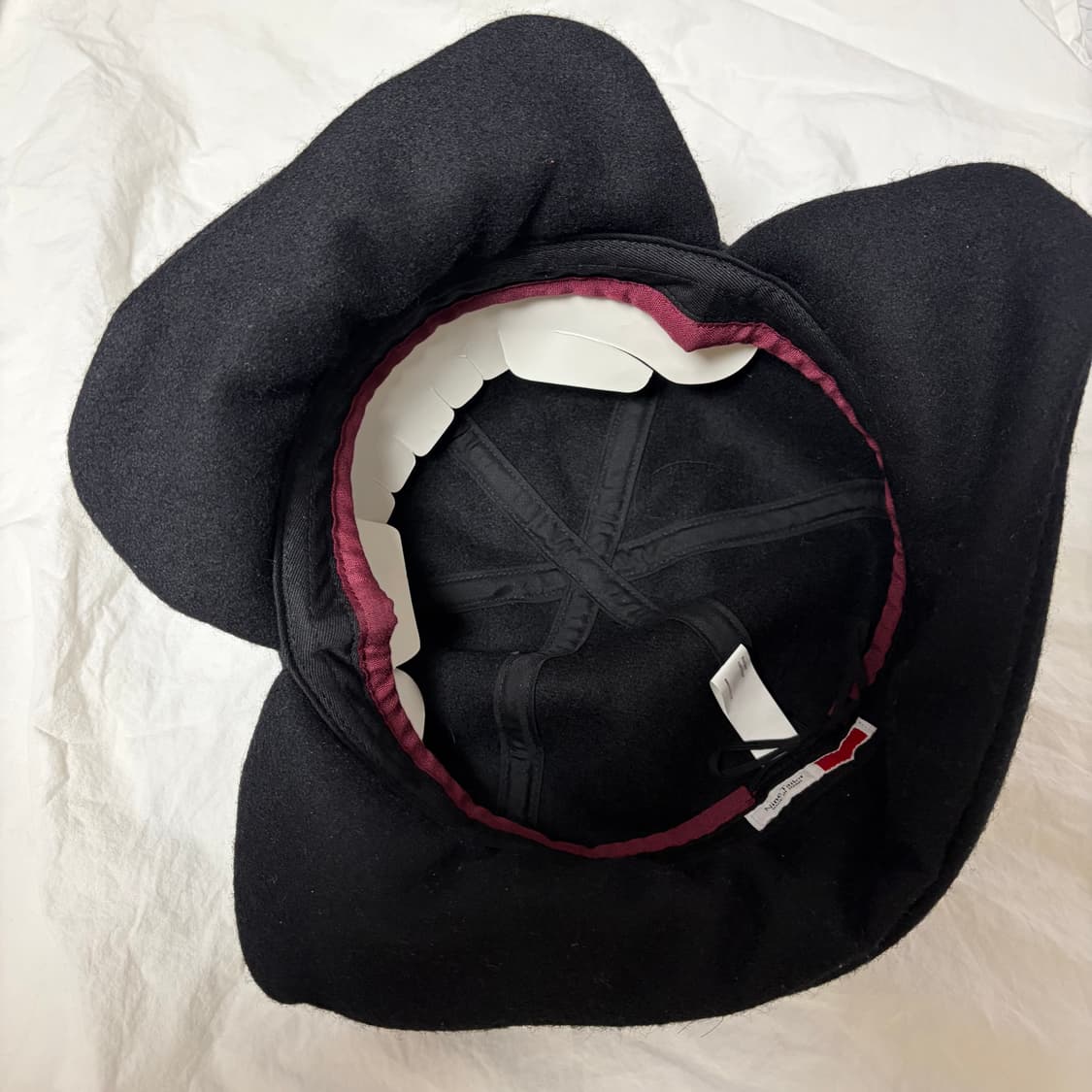 나인테일러 울 이어커프캡 울 트루퍼햇 블랙 상품이미지2