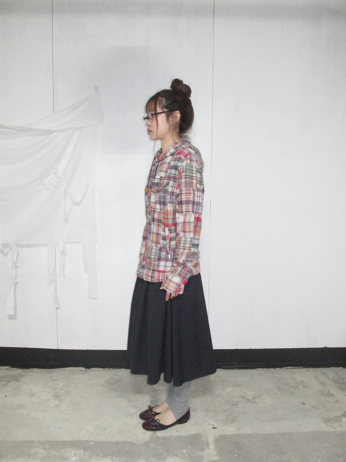 Vintage Pleated Waist Skirt 상품이미지3