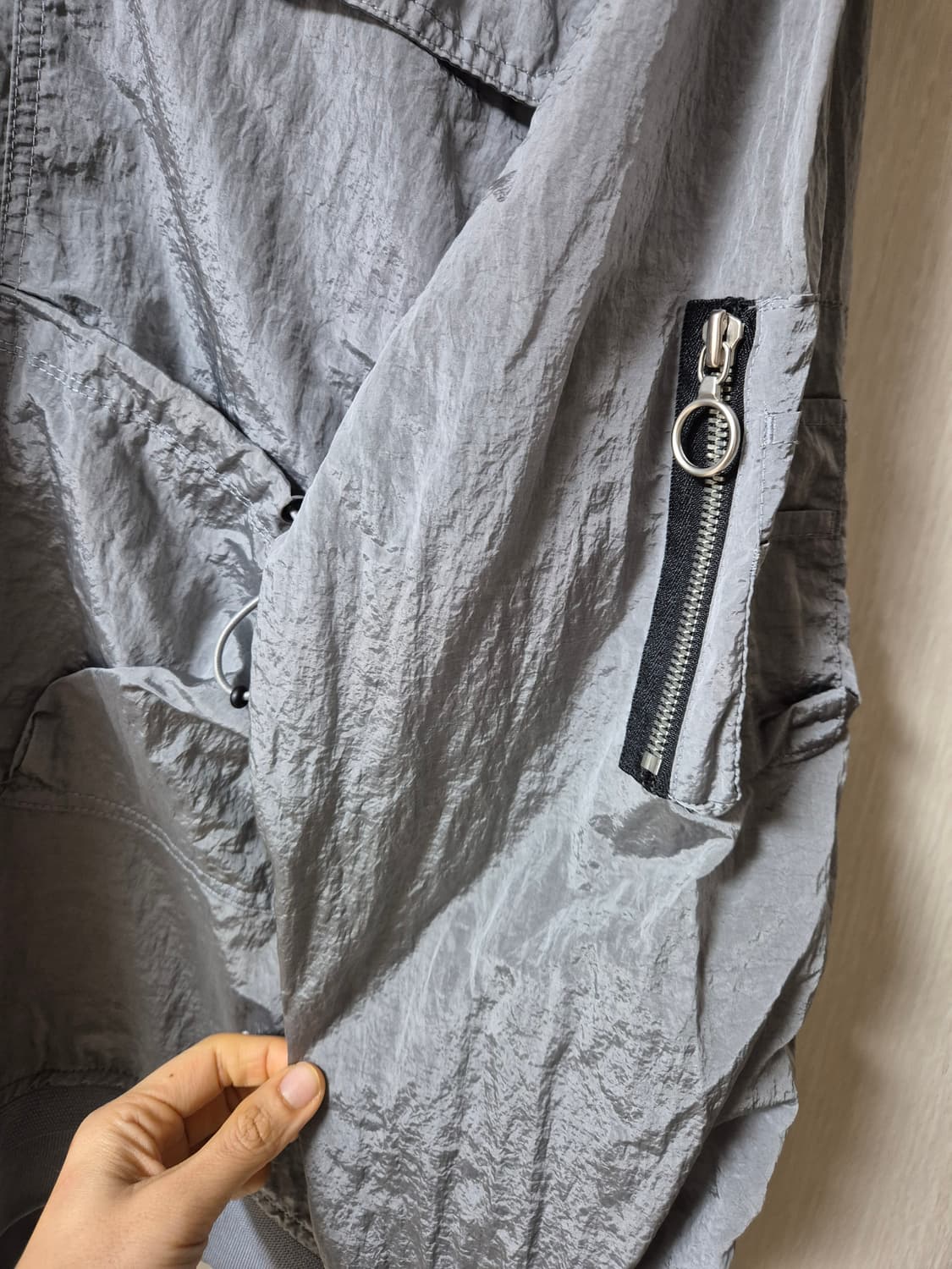 ZIO 지오 송지오 바스락 우븐 맨투맨 아노락 바람막이 100 상품이미지7