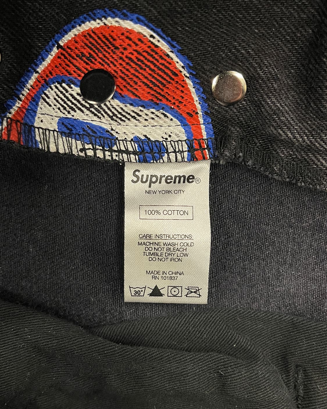 슈프림 17SS 666 데님 트라우저 상품이미지10