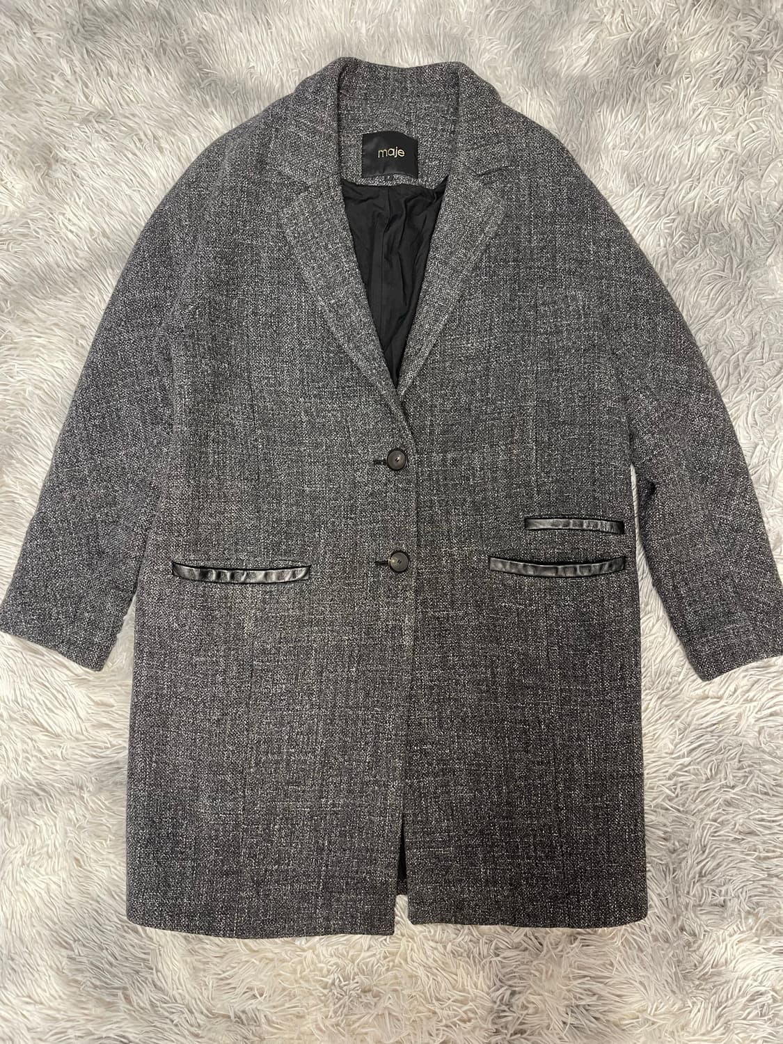 마쥬 MAJE 트위드 코트 상품이미지1