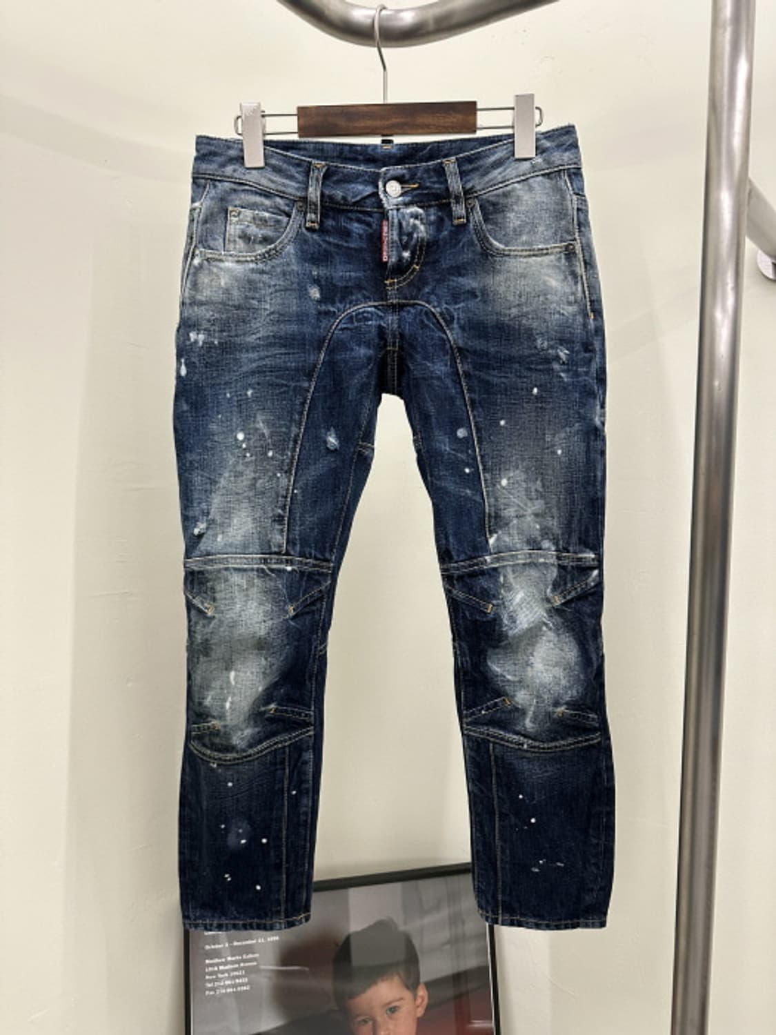 DSQUARED 바이커 데님 팬츠 (27-28) 상품이미지1