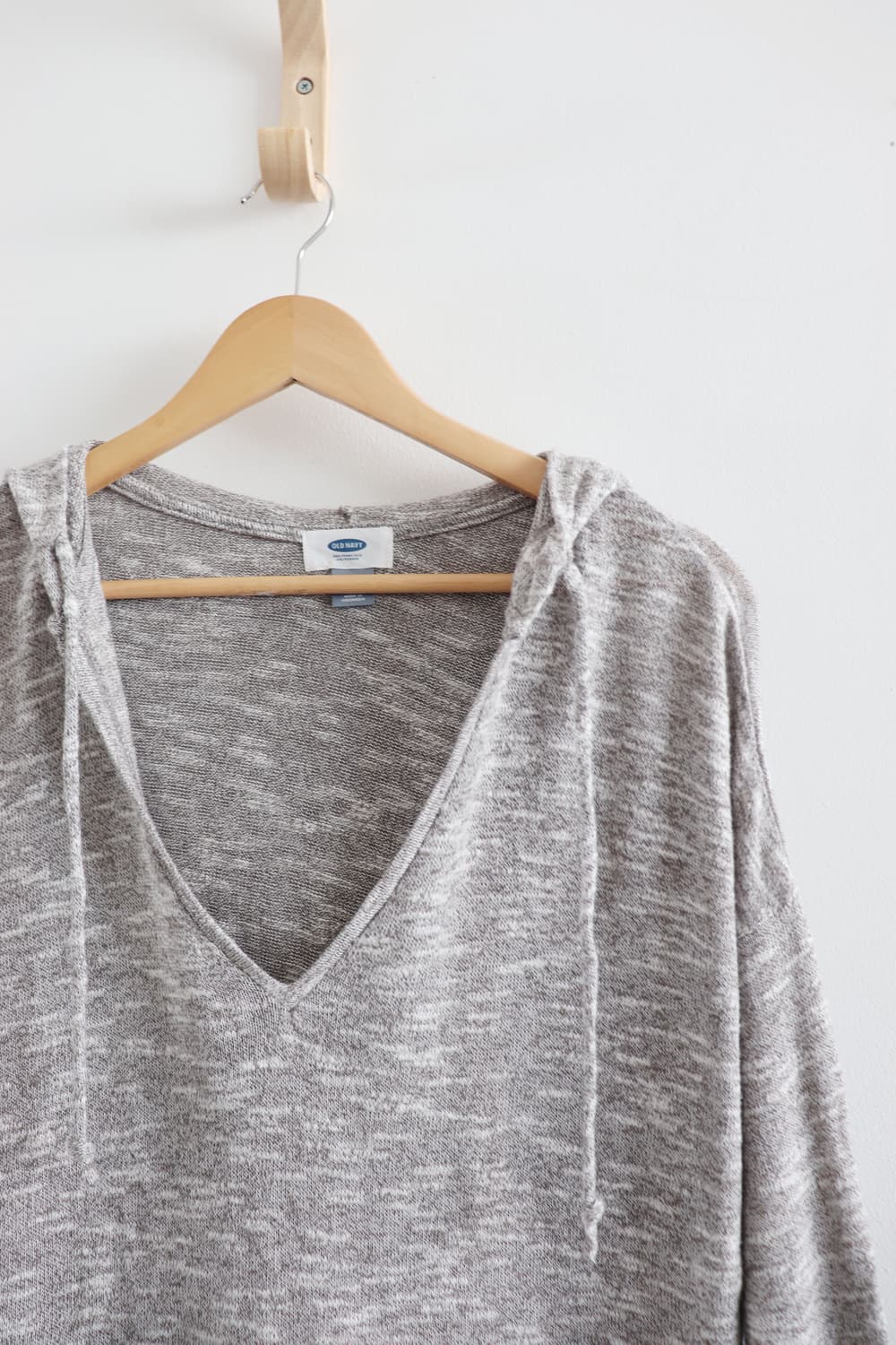 OLD NAVY v-neck heather hoodie 상품이미지2