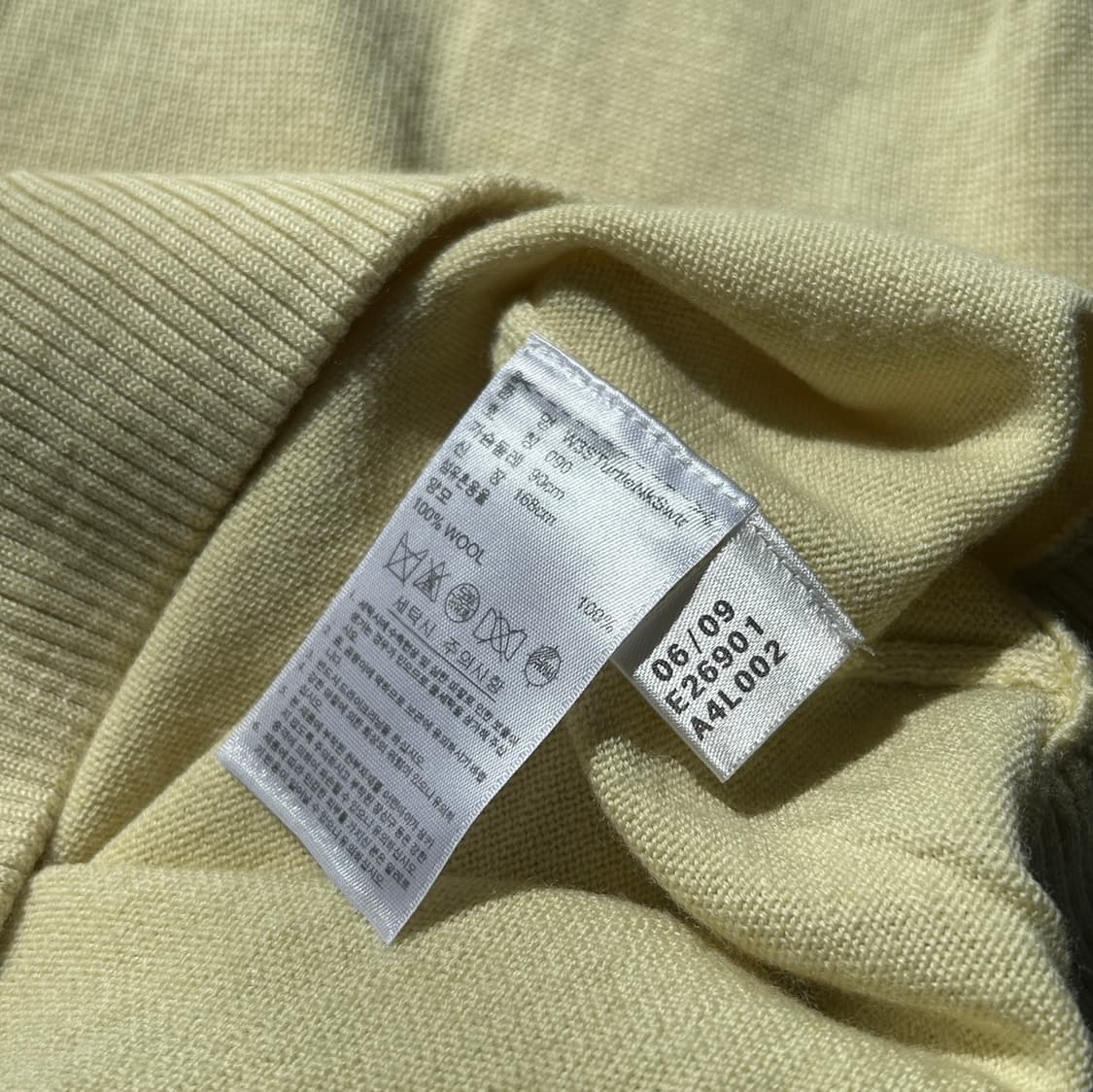 아디다스 골프 터틀넥 옐로우 니트 상품이미지8