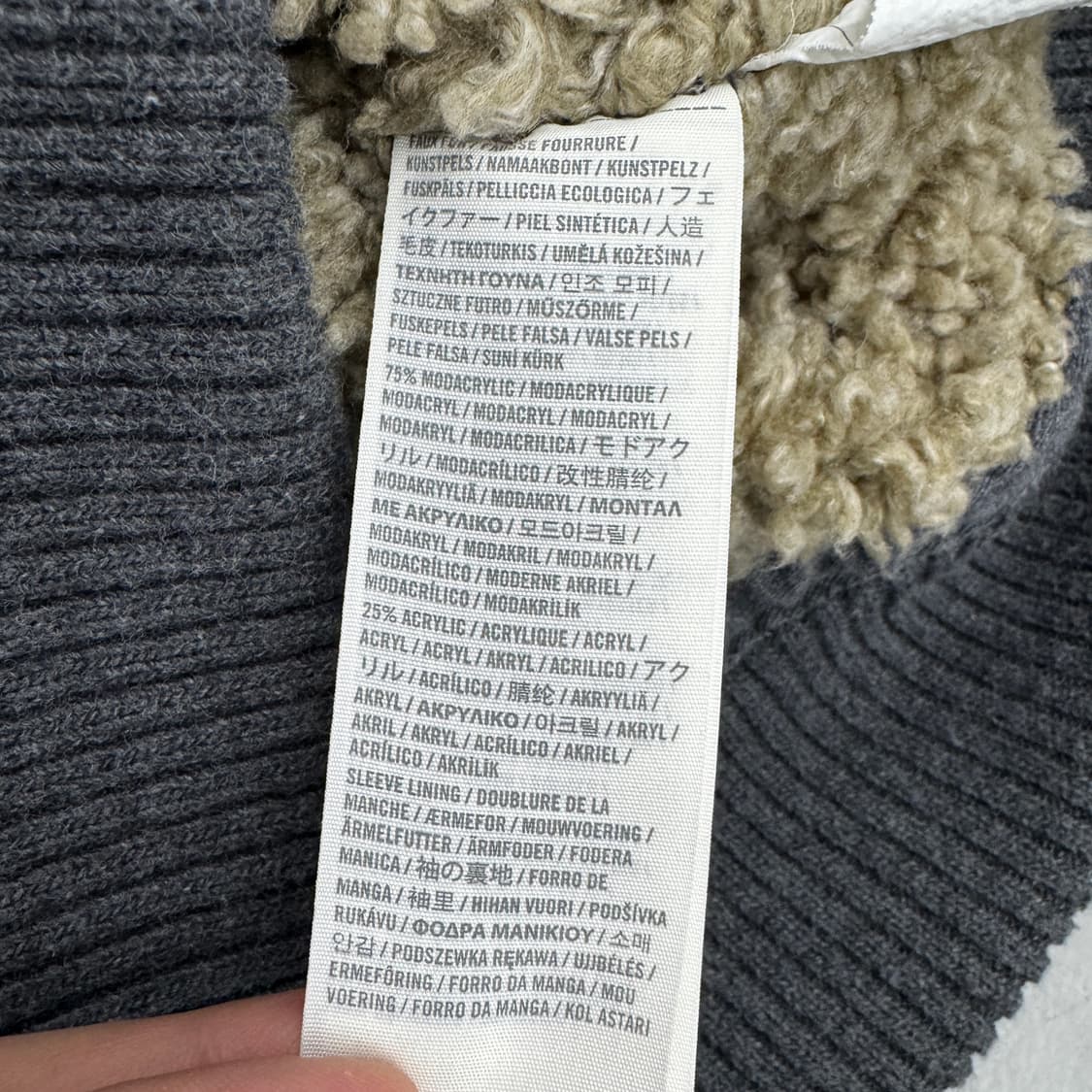 아베크롬비 Y2K 울프죠 퍼 후드 자켓 상품이미지6