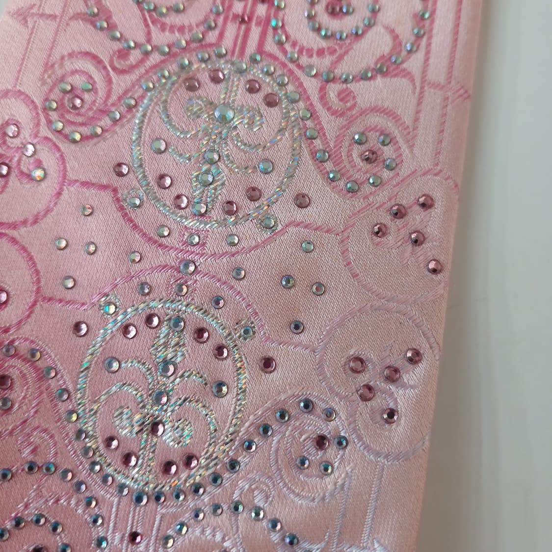 메트로시티 실크 핑크 장식 패턴 넥타이 8.6cm A등급 A19329
 상품이미지8