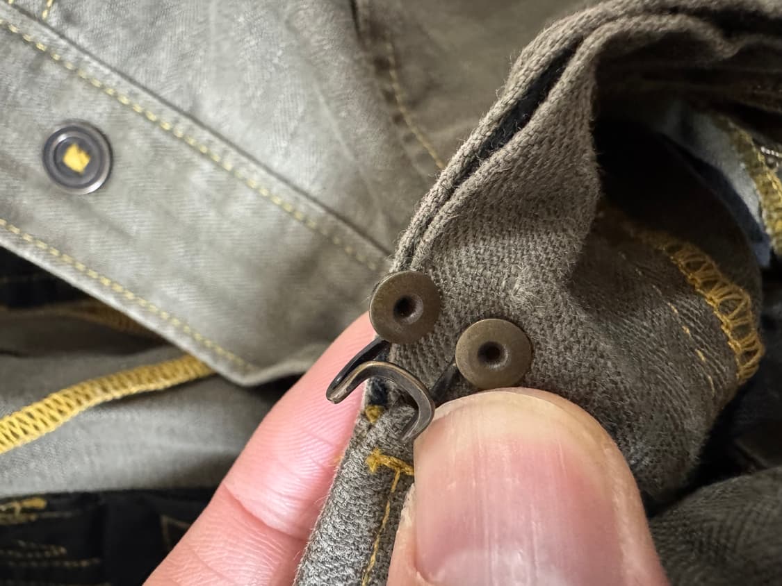 32/30 더블알엘 오피서핏 린넨 헤링본 팬츠 상품이미지2