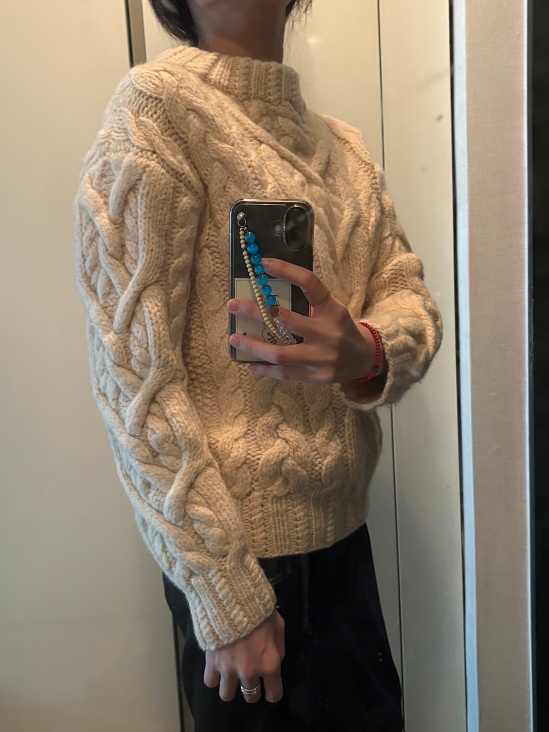 Vintage 헤비게이지 케이블 니트 (JUNKO SHIMADA) 상품이미지5