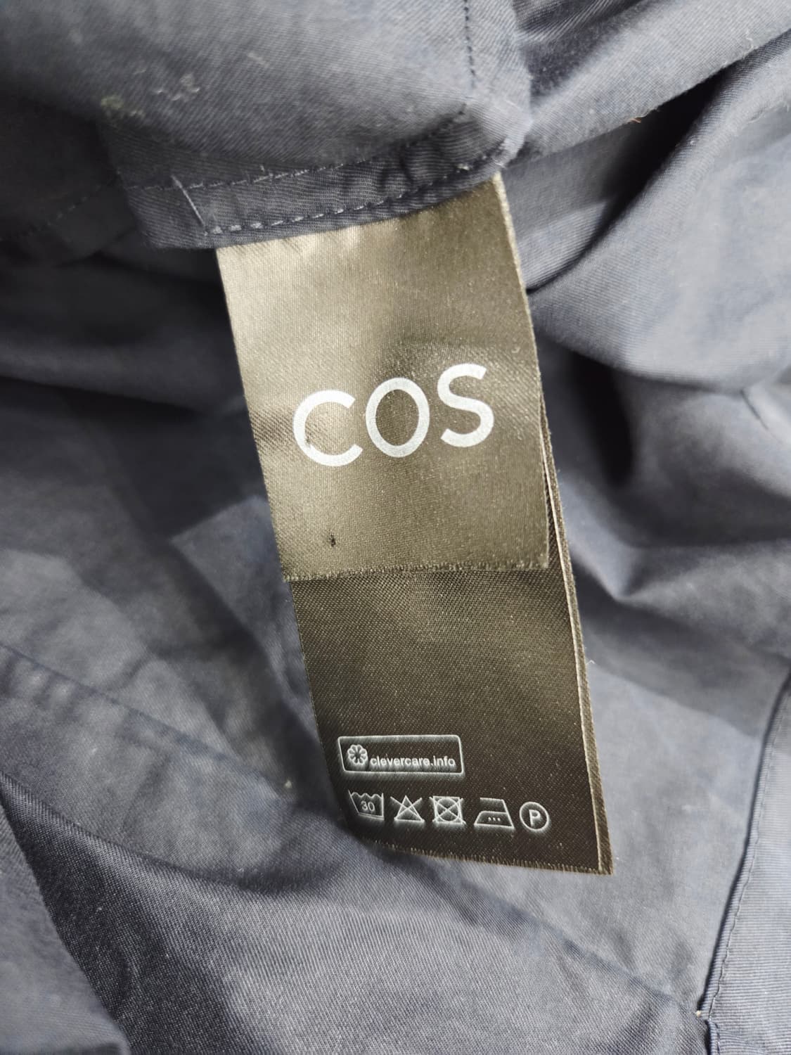 COS 코스 어드저스터블 튜닉 탑 네이비_42 상품이미지5