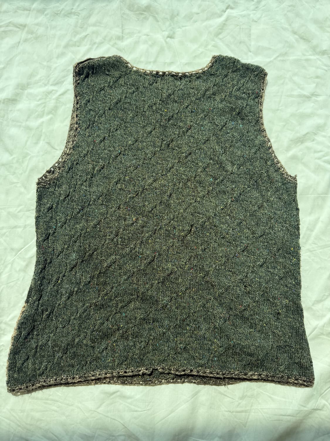 브라운 니트 베스트 상품이미지5