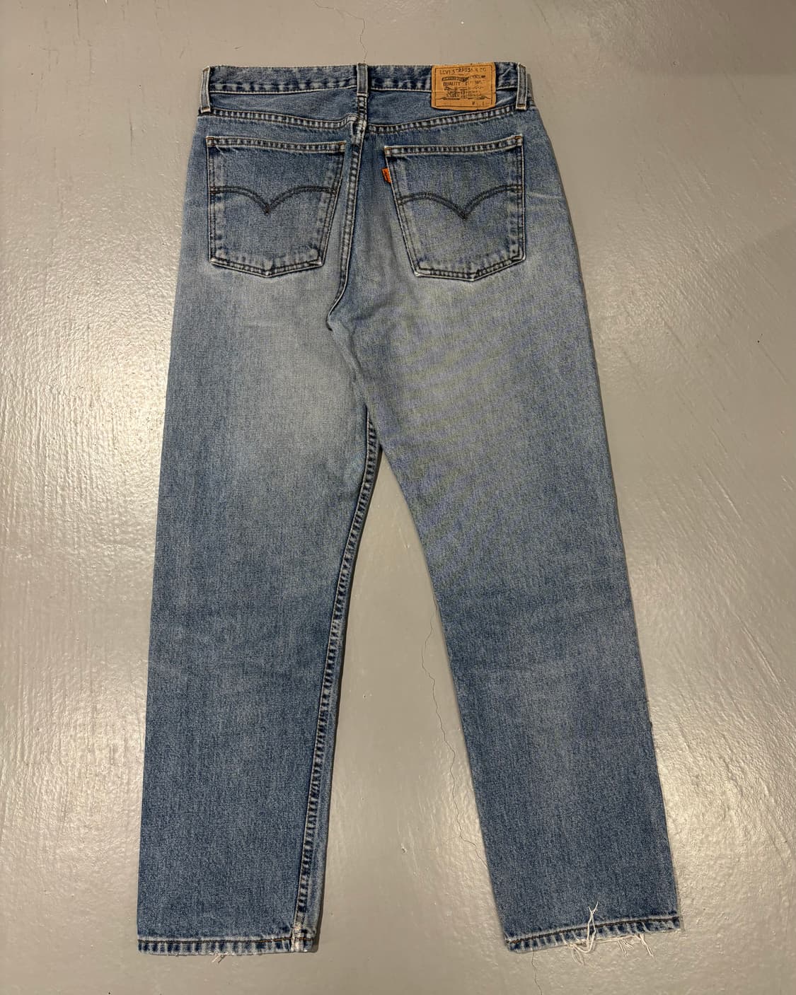 90’s 리바이스 오렌지탭 615 데님 팬츠 상품이미지6
