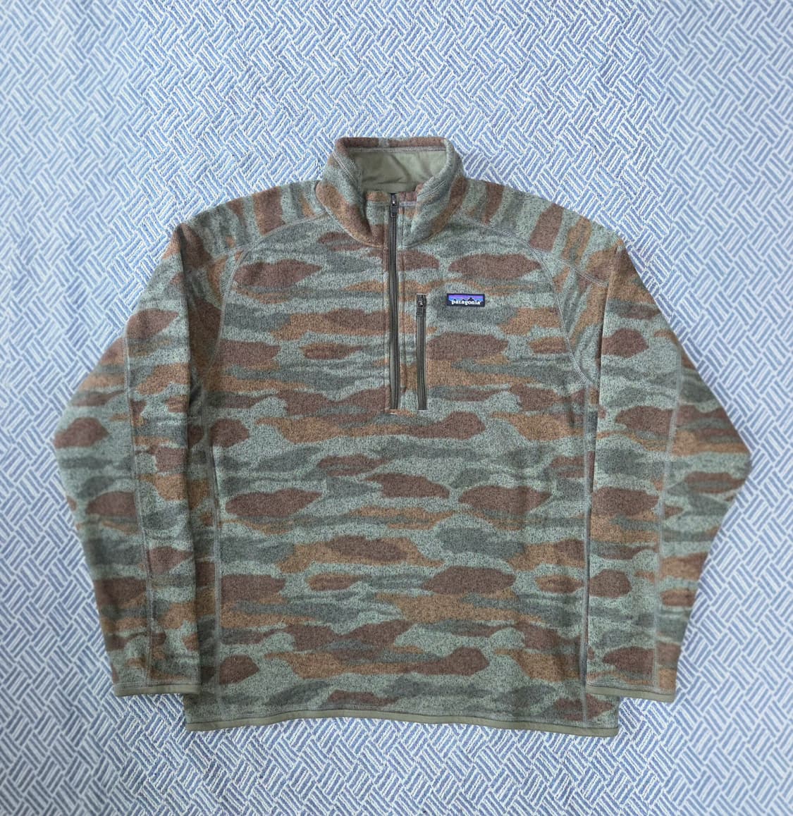 (L)파타고니아 카모 플리스 집업 자켓 신칠라 상품이미지1