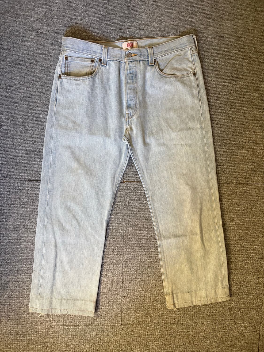 [W34 L34] 리바이스501 블리치 데님팬츠/ 14 상품이미지2