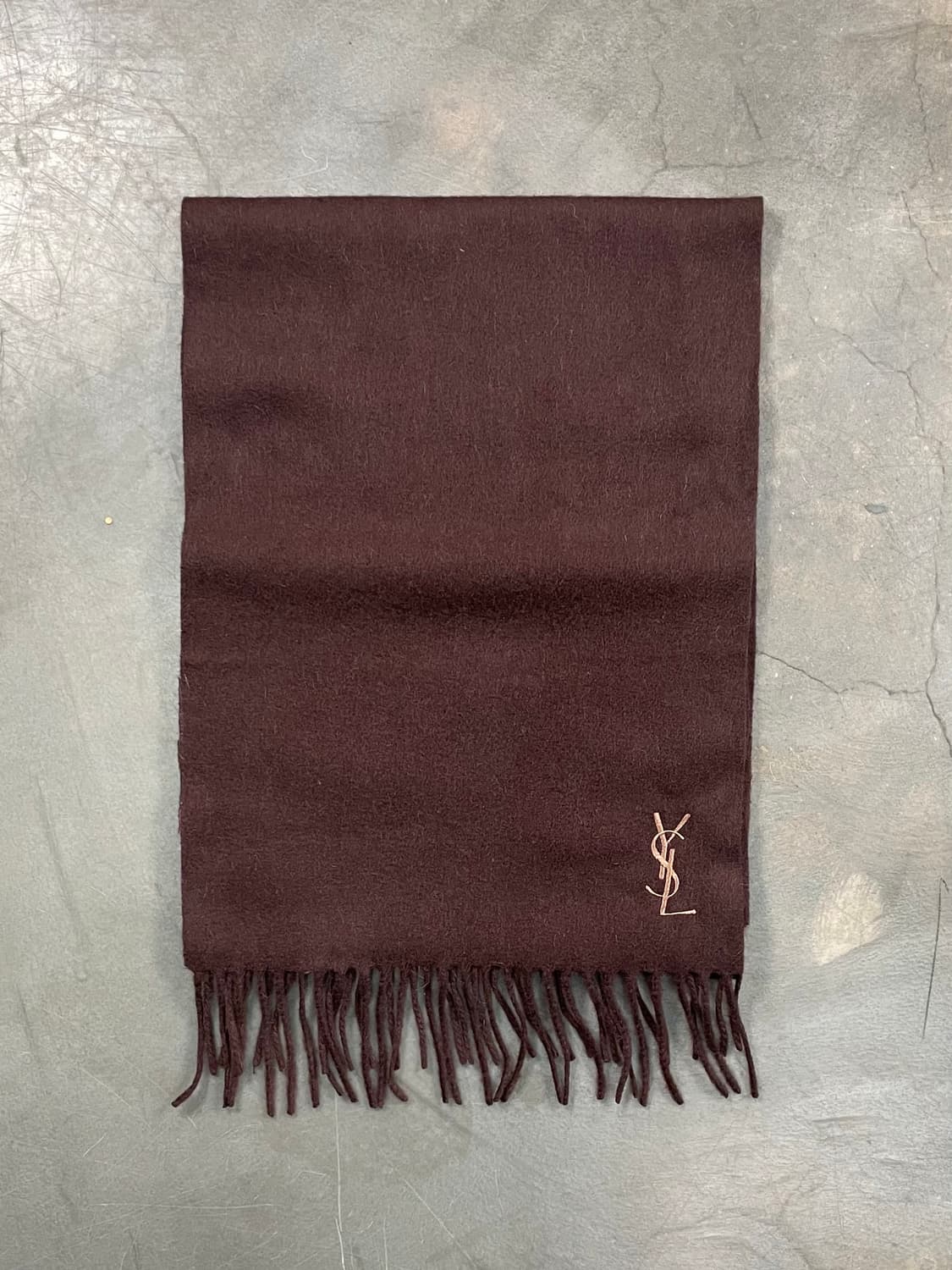 입생로랑 브라운 머플러 상품이미지2
