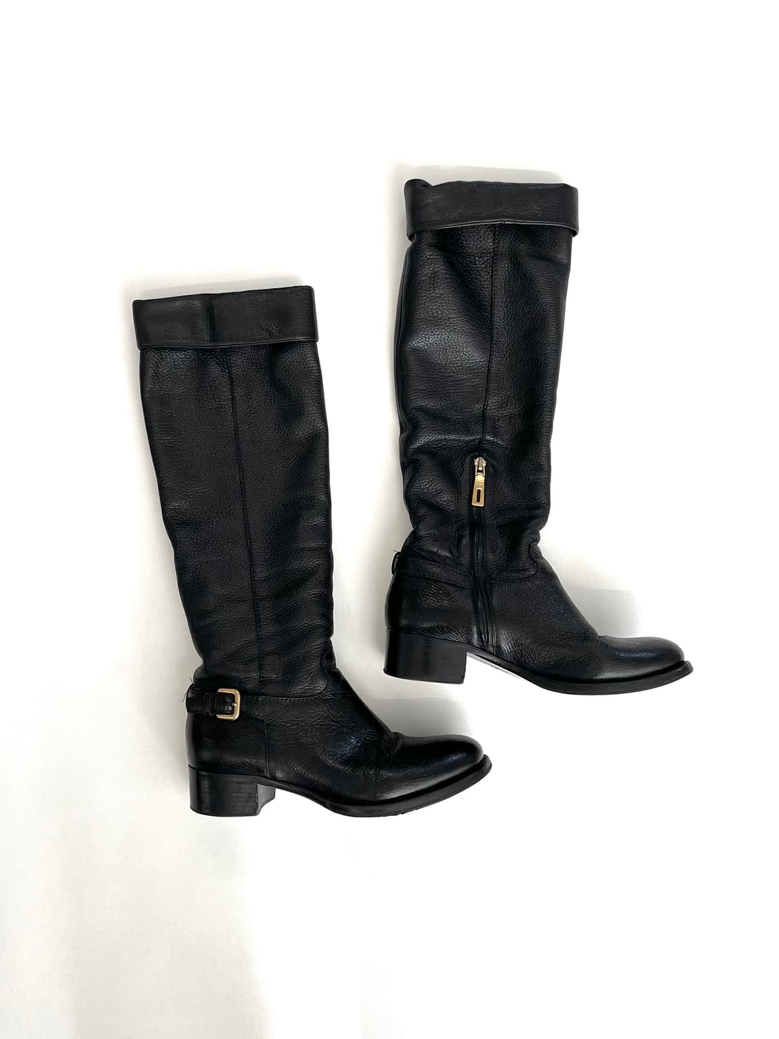 프라다 레더 니하이 라이더 부츠 상품이미지1