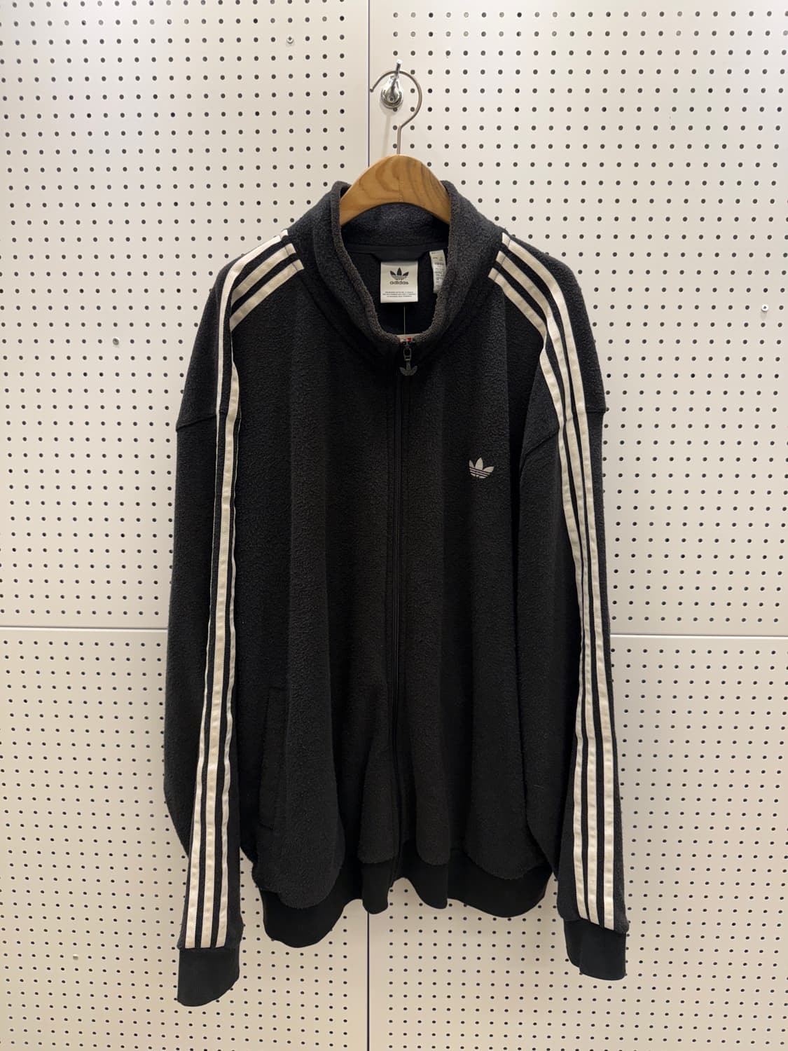 아디다스 부클 박시핏 블랙 트랙 자켓 U924 상품이미지2