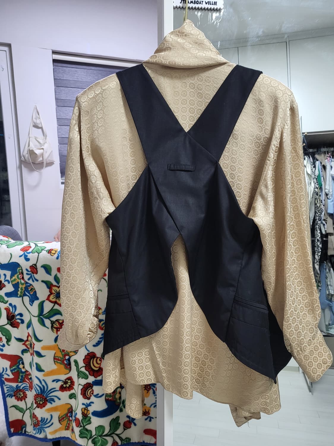 ST. JOHN 실크 100%블라우스 베이지 55-77 상품이미지3