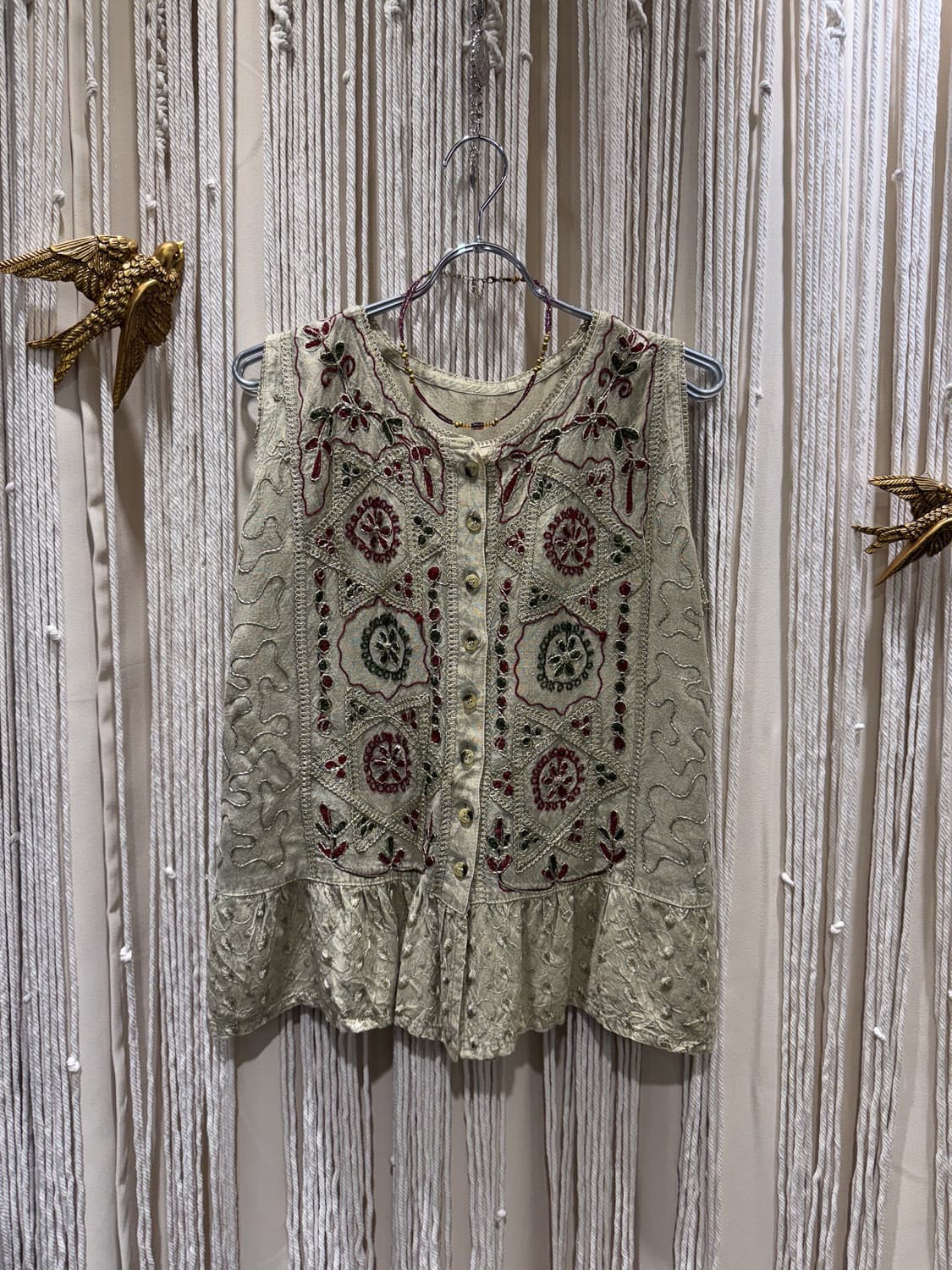 Pistachio Embroidered Sleeveless 0038 상품이미지9