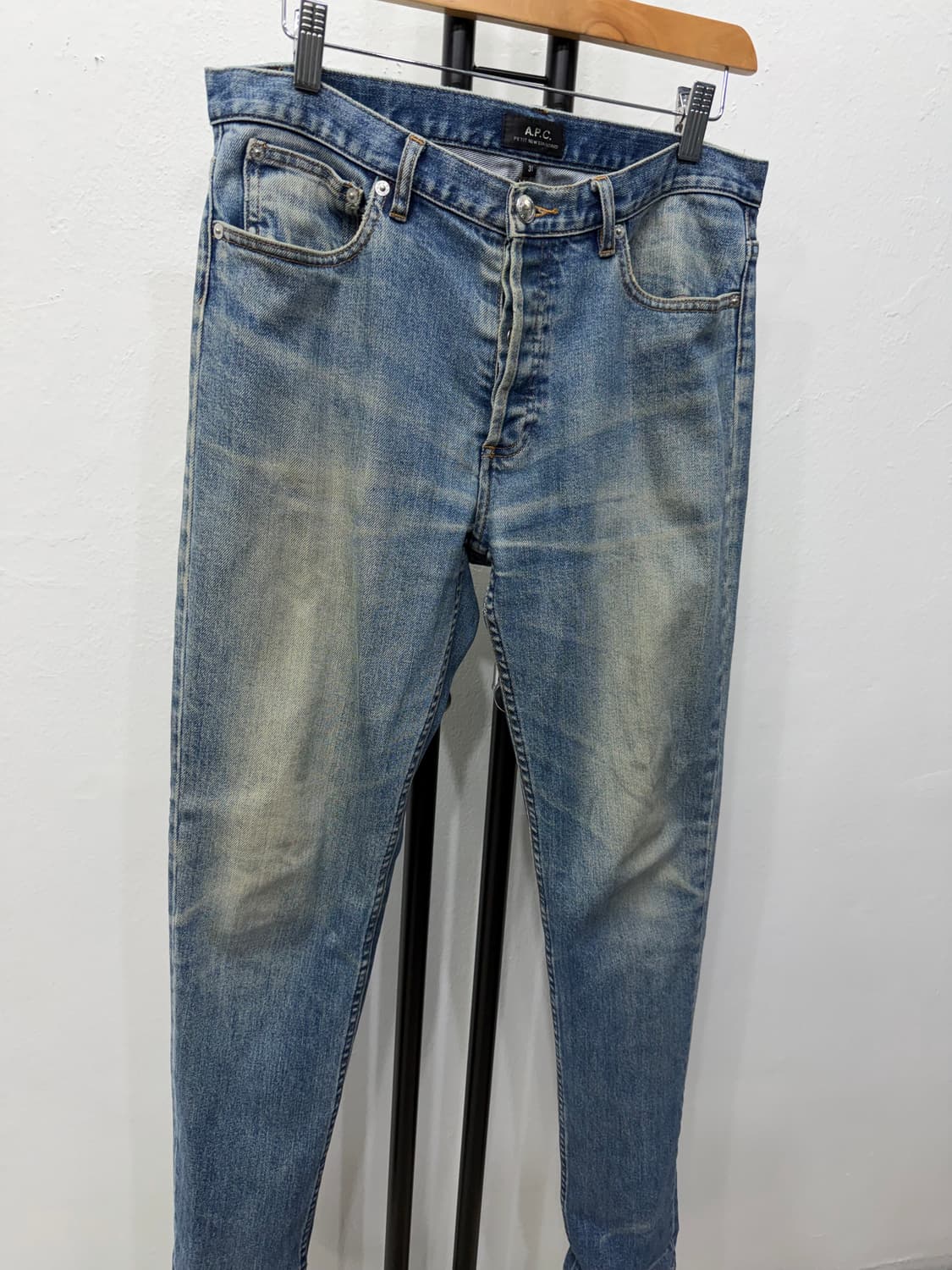 정품) A.P.C. 아페쎄 남성 뉴스탠다드 데님 워싱진 31  상품이미지2