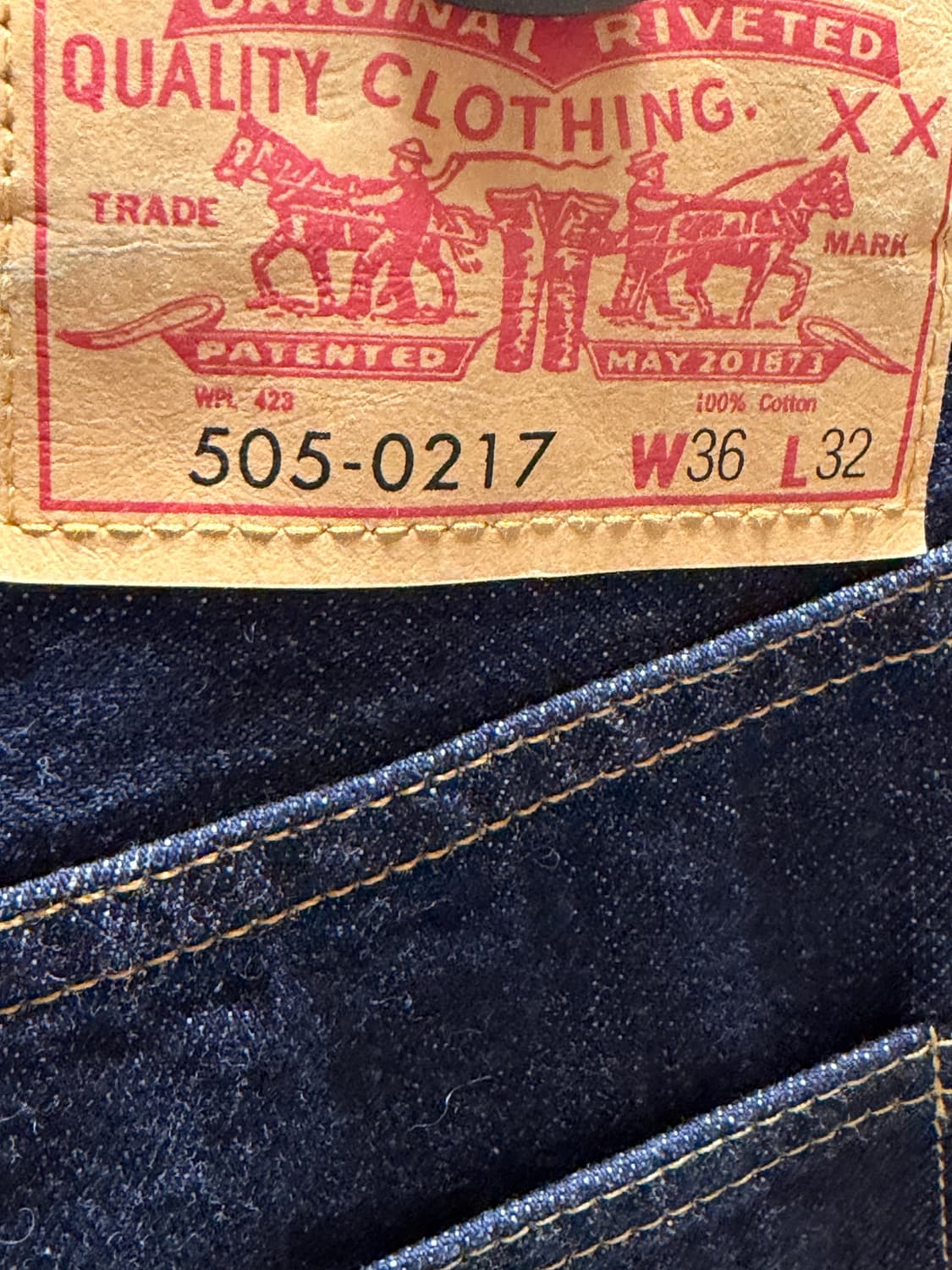 리바이스 LVC 67505 리지드 36/32  상품이미지4