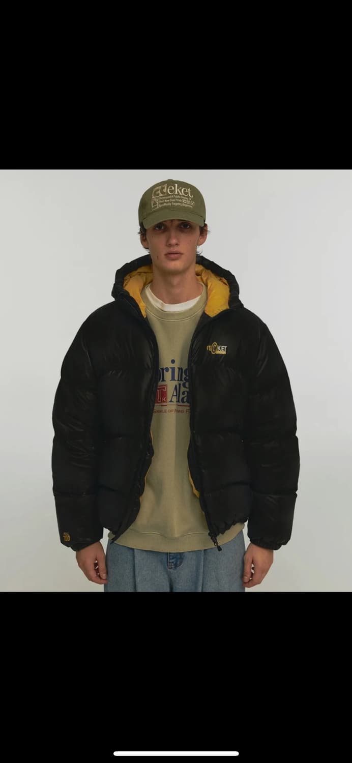 테켓 덕다운 점퍼 블랙 (L) 상품이미지1