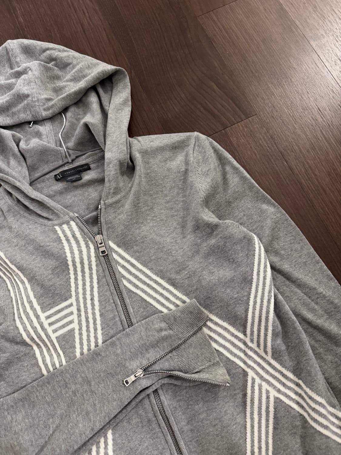 아르마니 익스체인지 니트 후드집업 상품이미지2