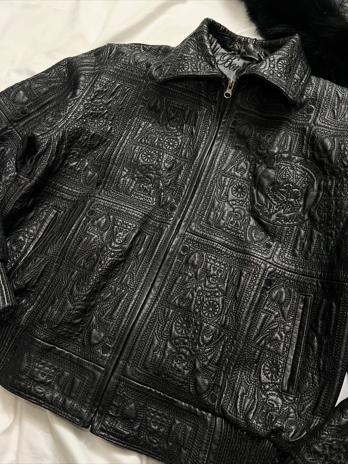 보니 펠레펠레 하이롤러 가죽자켓 상품이미지8