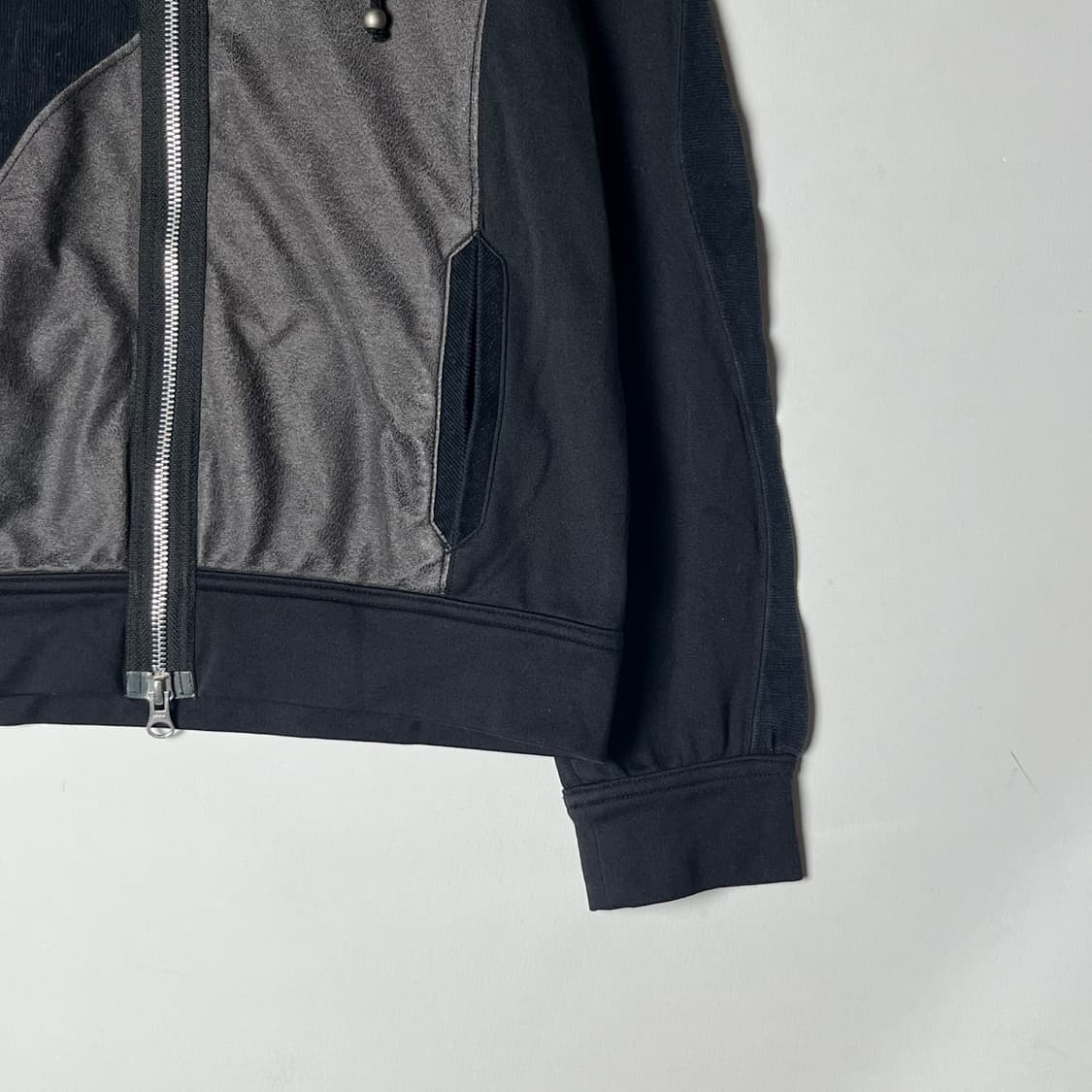 [Alberobello] 알베로벨로 코듀로이 배색 후드집업 상품이미지4