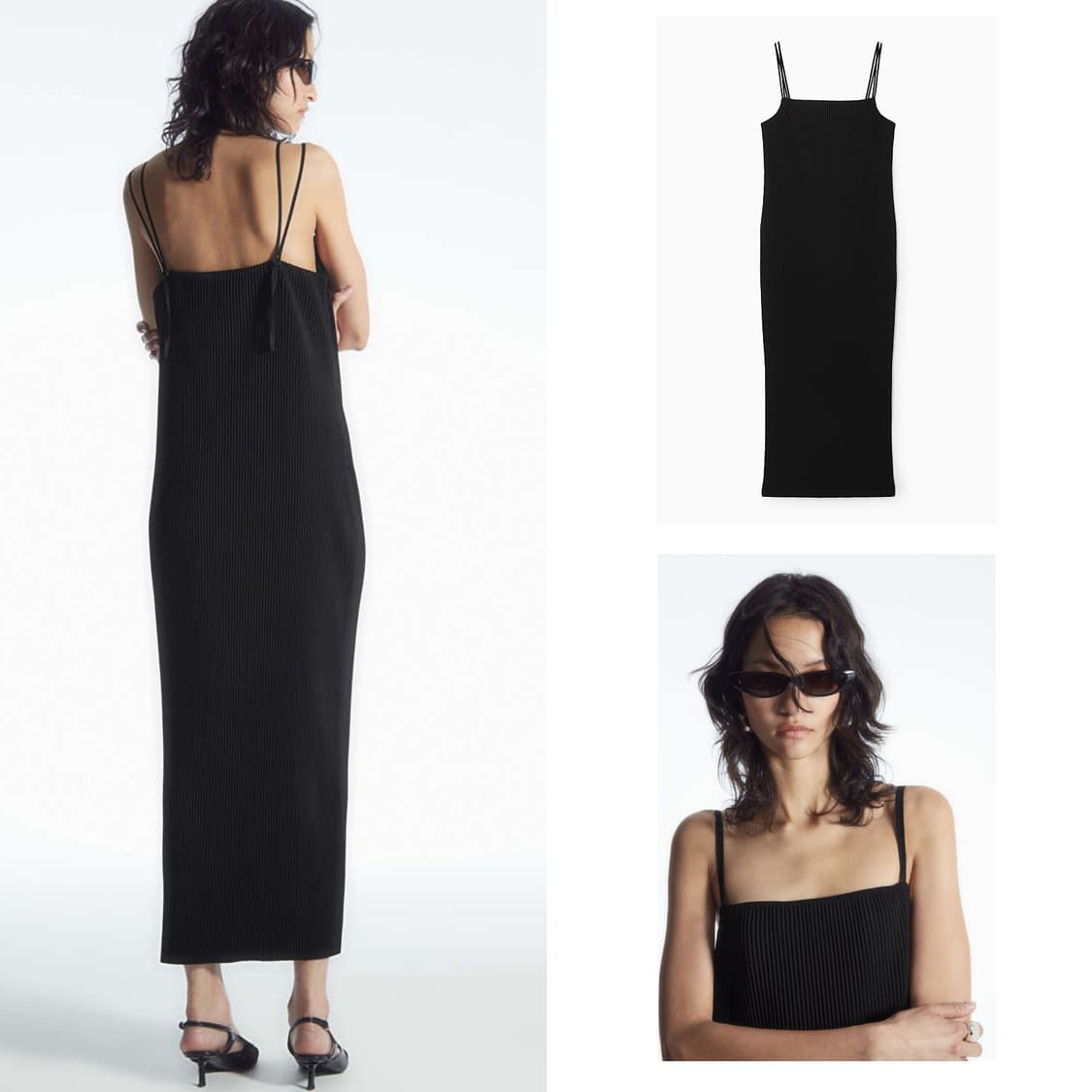 코스 COS 24 리브드 슬립 원피스 상품이미지2