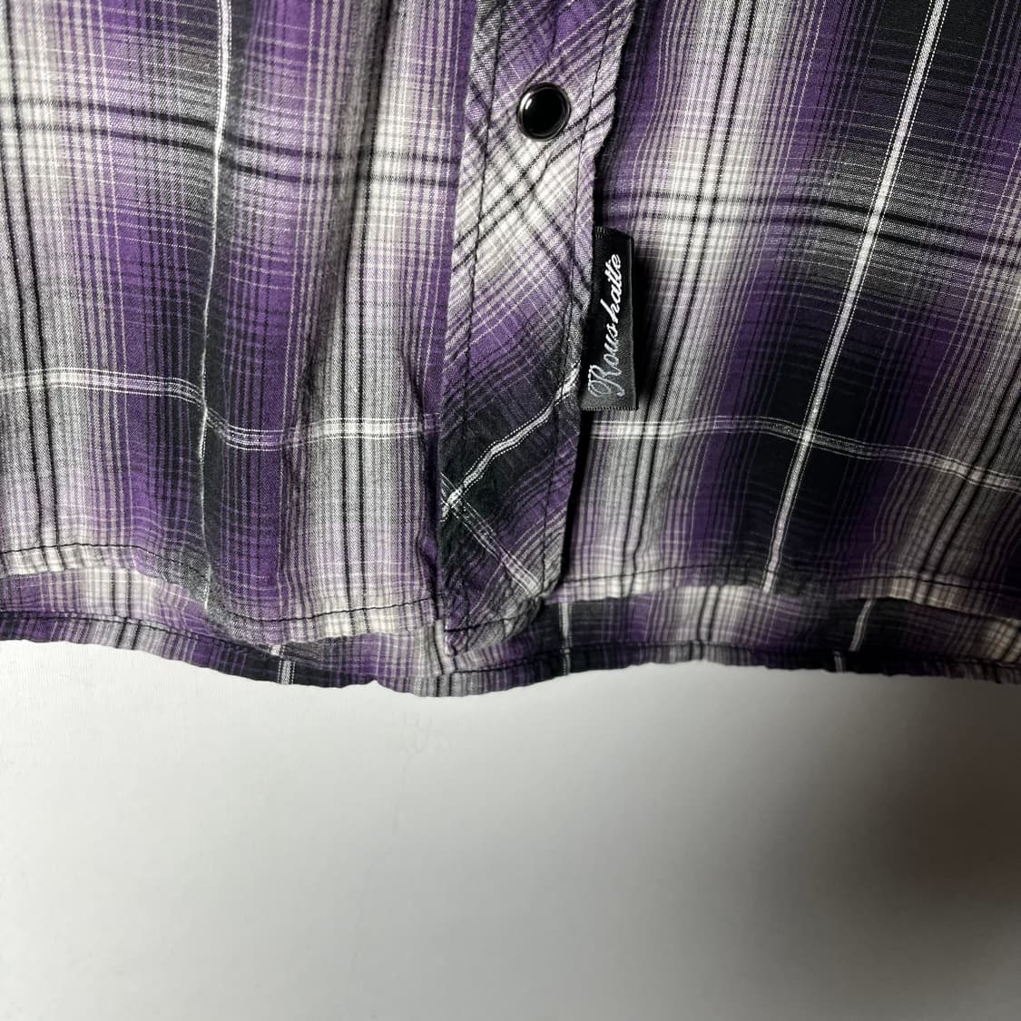 [Roushatte] 재팬 펑크무드 체크 웨스턴셔츠 상품이미지4