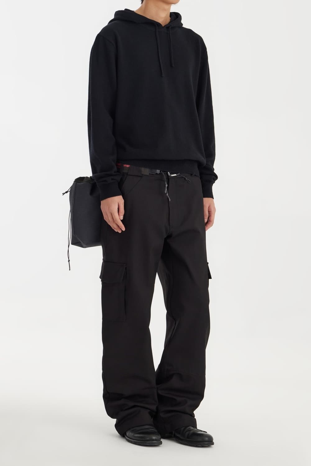 [48][OS] GR10K/ 클롭만 섕크 스트럭처드 팬츠, 디멘드 벨트 상품이미지1