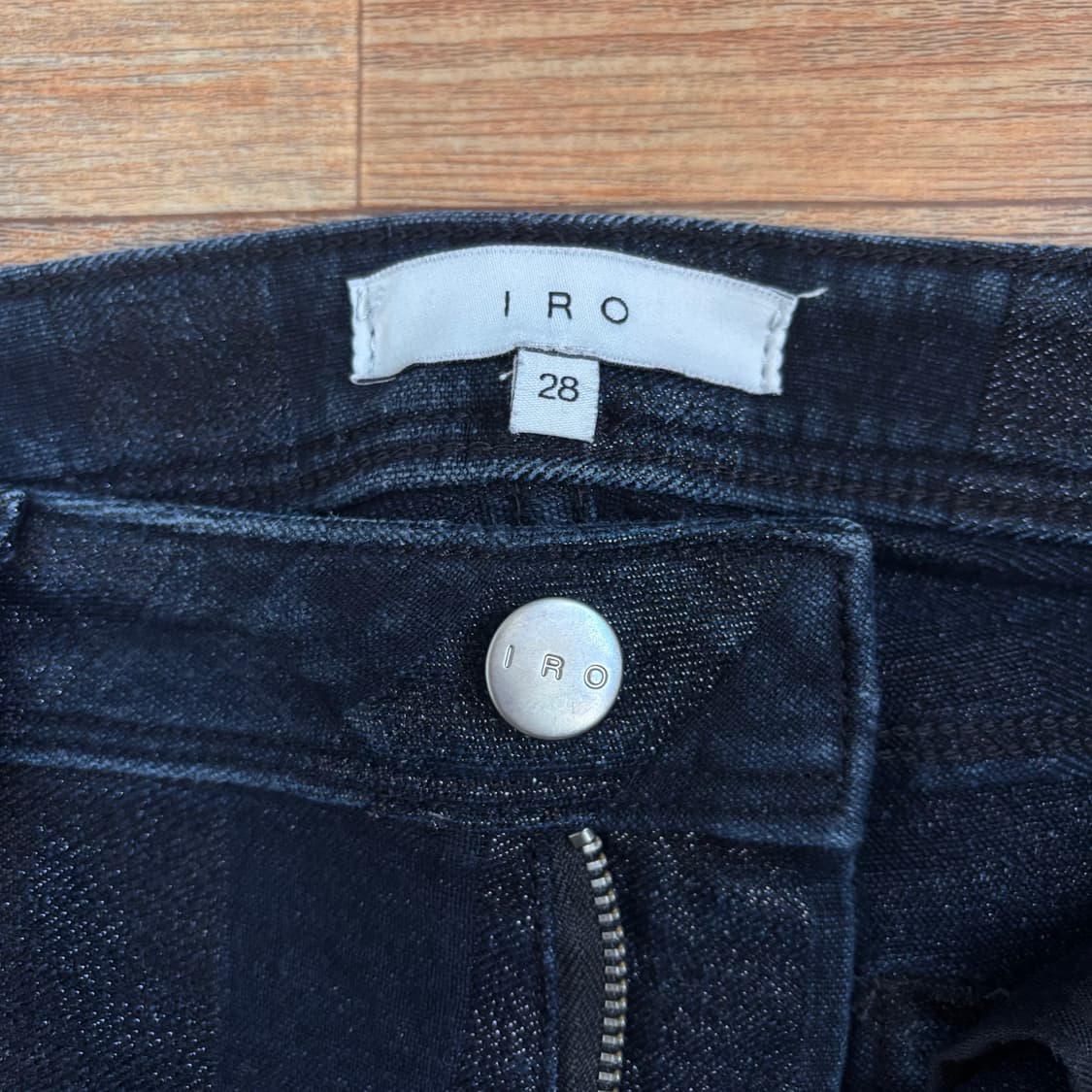 IRO 이로 메탈릭 스트라이프 28 슬림 스키니진 드레이크 이태리 상품이미지4