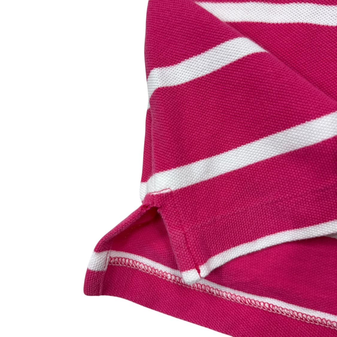 폴로 랄프로렌 핑크 스트라이프 PK 긴팔 카라티 S 상품이미지5