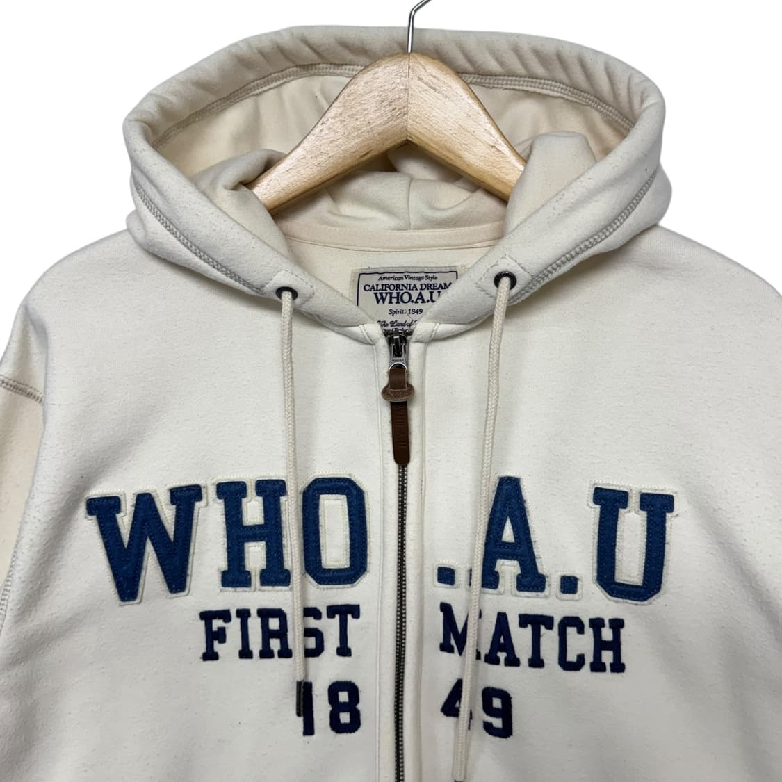 후아유 아치로고 후드집업 상품이미지2