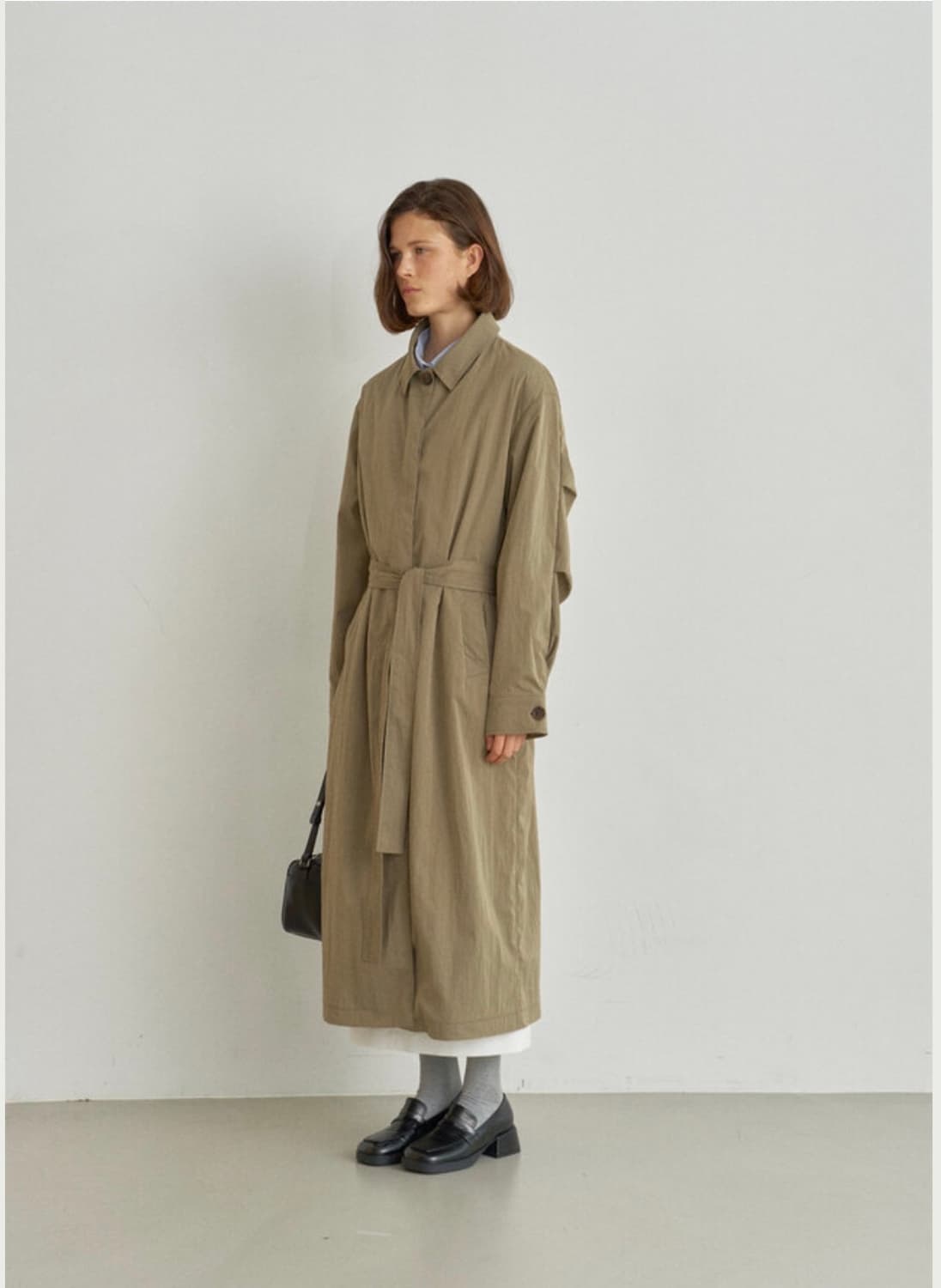 오브유이 클래식 싱글 트렌치 코트 상품이미지1