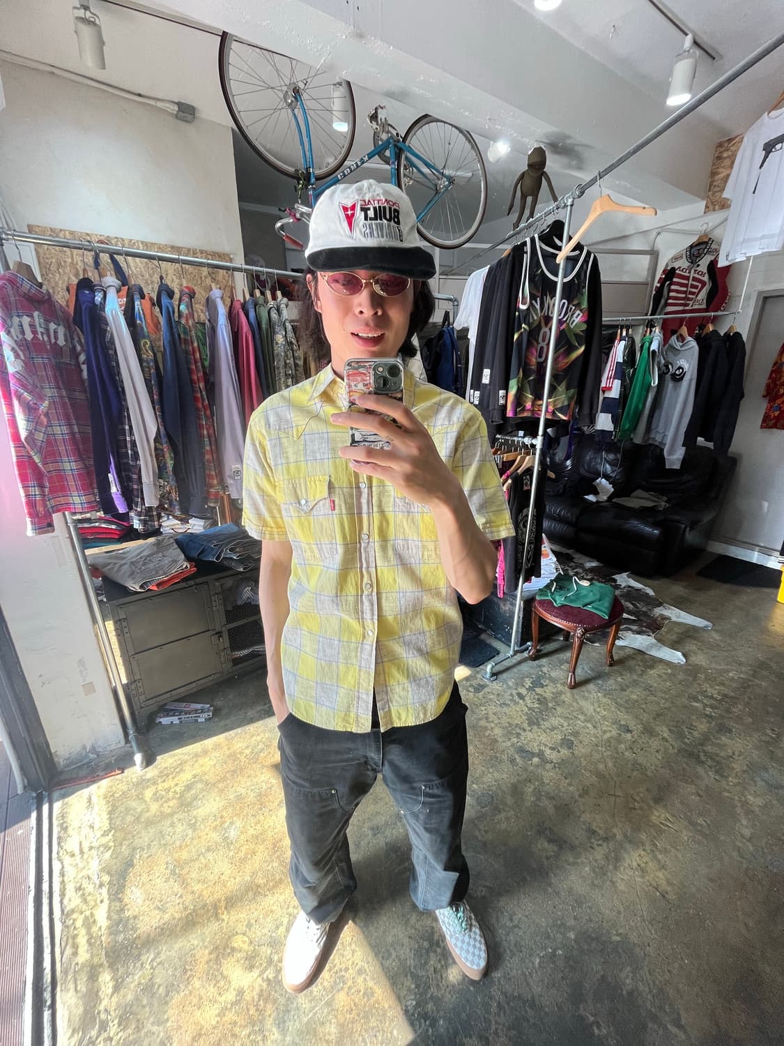 Levi's Western Check Pattern Shirt 상품이미지2
