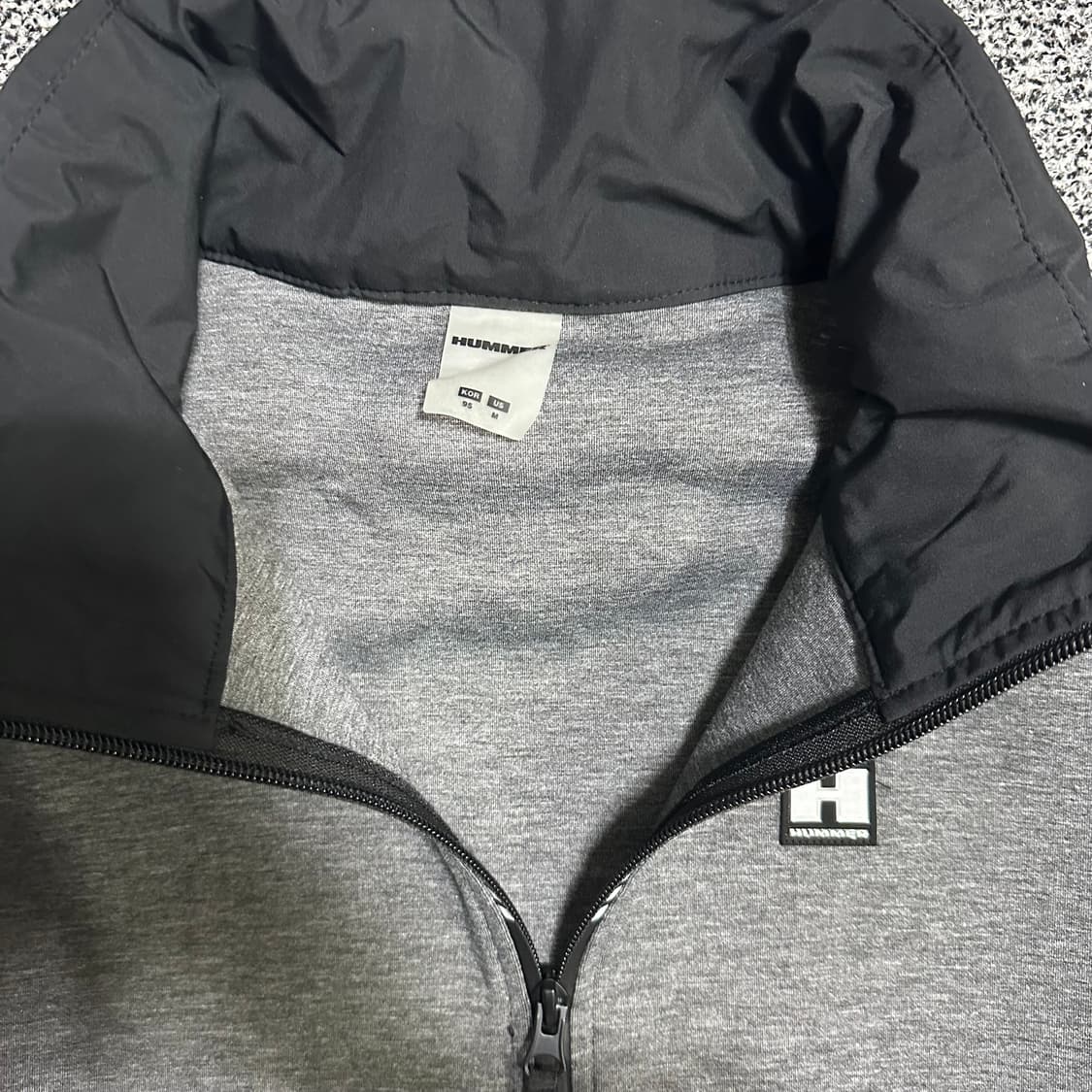(95) HUMMER 후드 집업 그레이 상품이미지2