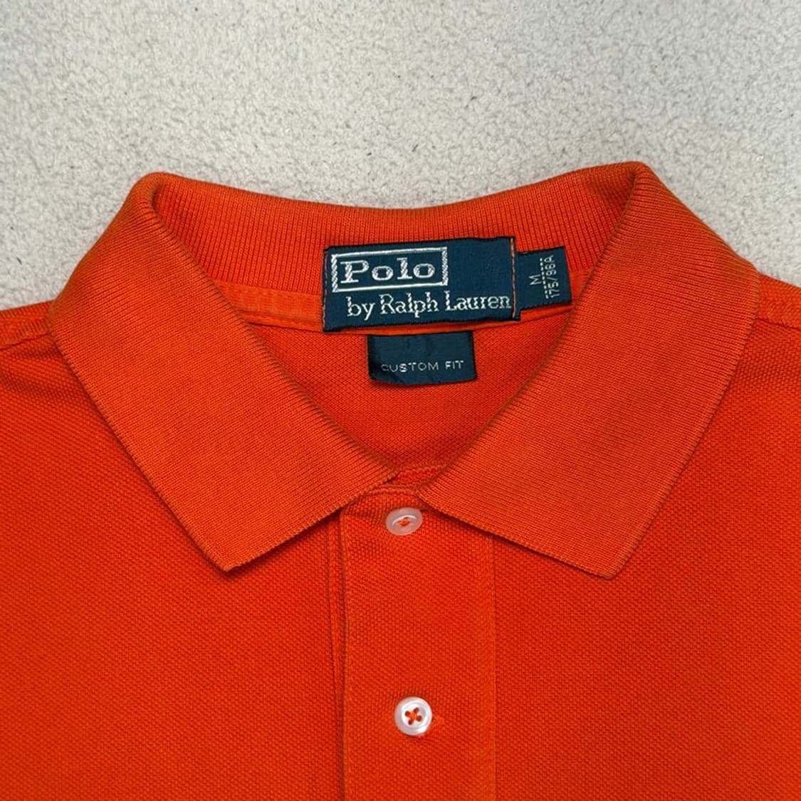 폴로 랄프로렌 빅포니 럭비 PK 카라 티셔츠 오렌지 M 상품이미지5
