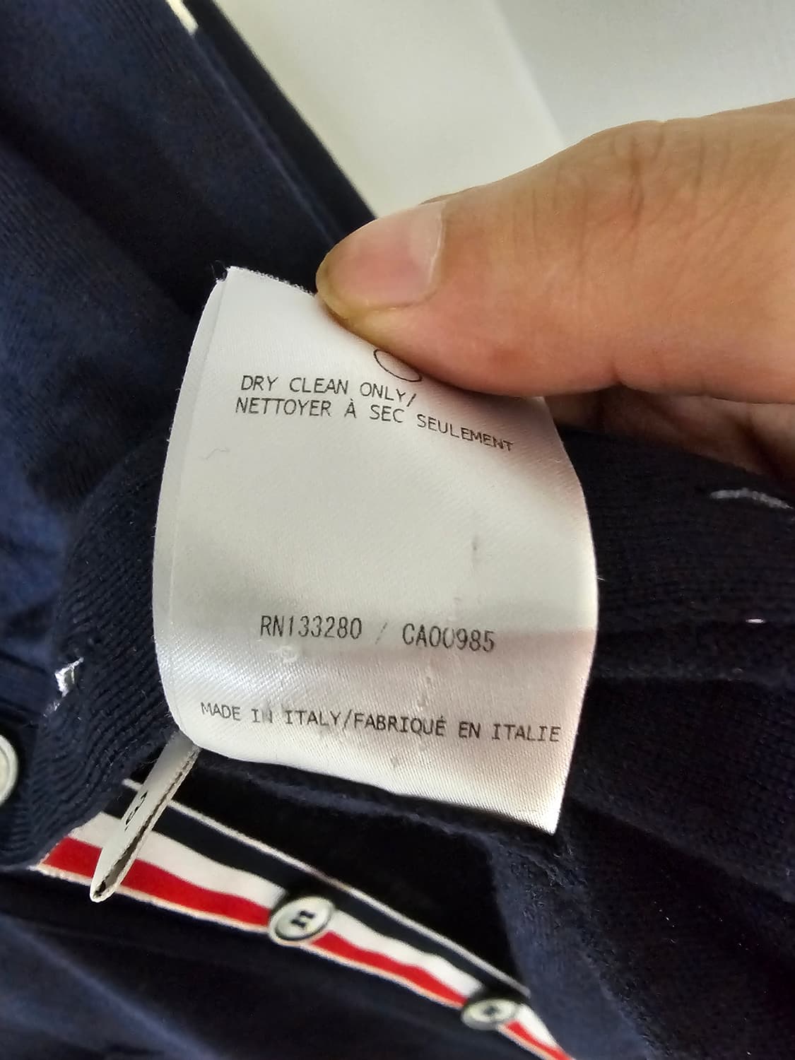 톰브라운 24fw 사선완장 가디건(S급/3/정품) 상품이미지9