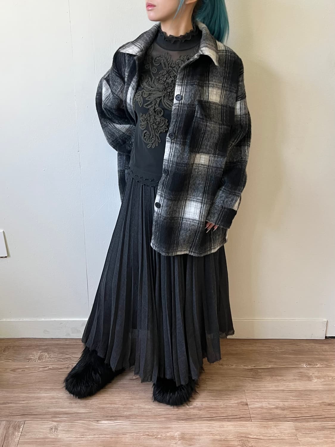 JEANASIS 아웃포켓 울 자켓 상품이미지5